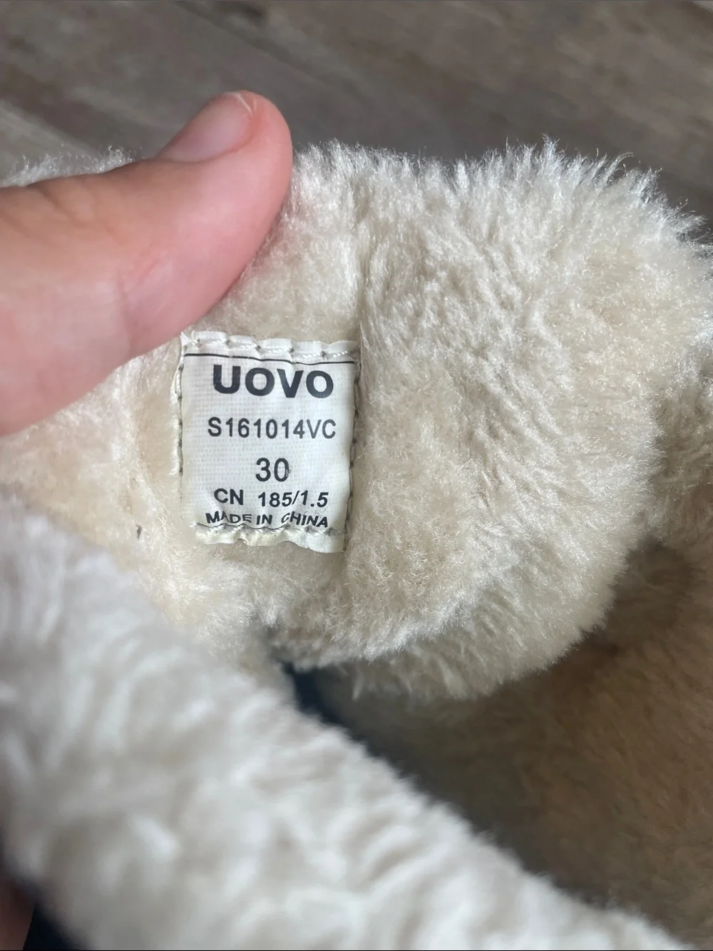 UOVO Snow Boots Winter Waterproof Slip Resistant Outdoor Shoes Boys Size 11.5